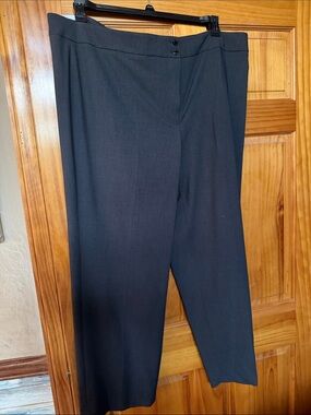 Calvin Klein Black Women's Straight-Leg Dress Pants